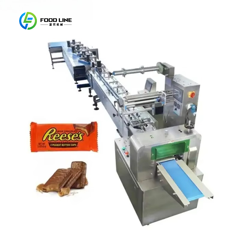 Protein Bar - Ekonomiczna Automatyczna Linia Pakująca Ciasta, Czekoladę,