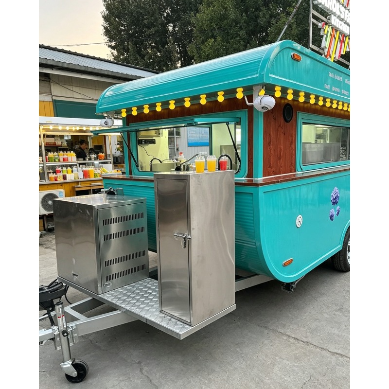 Food Snacks Catering - Wózek gastronomiczny na ulicę handlową, nocny