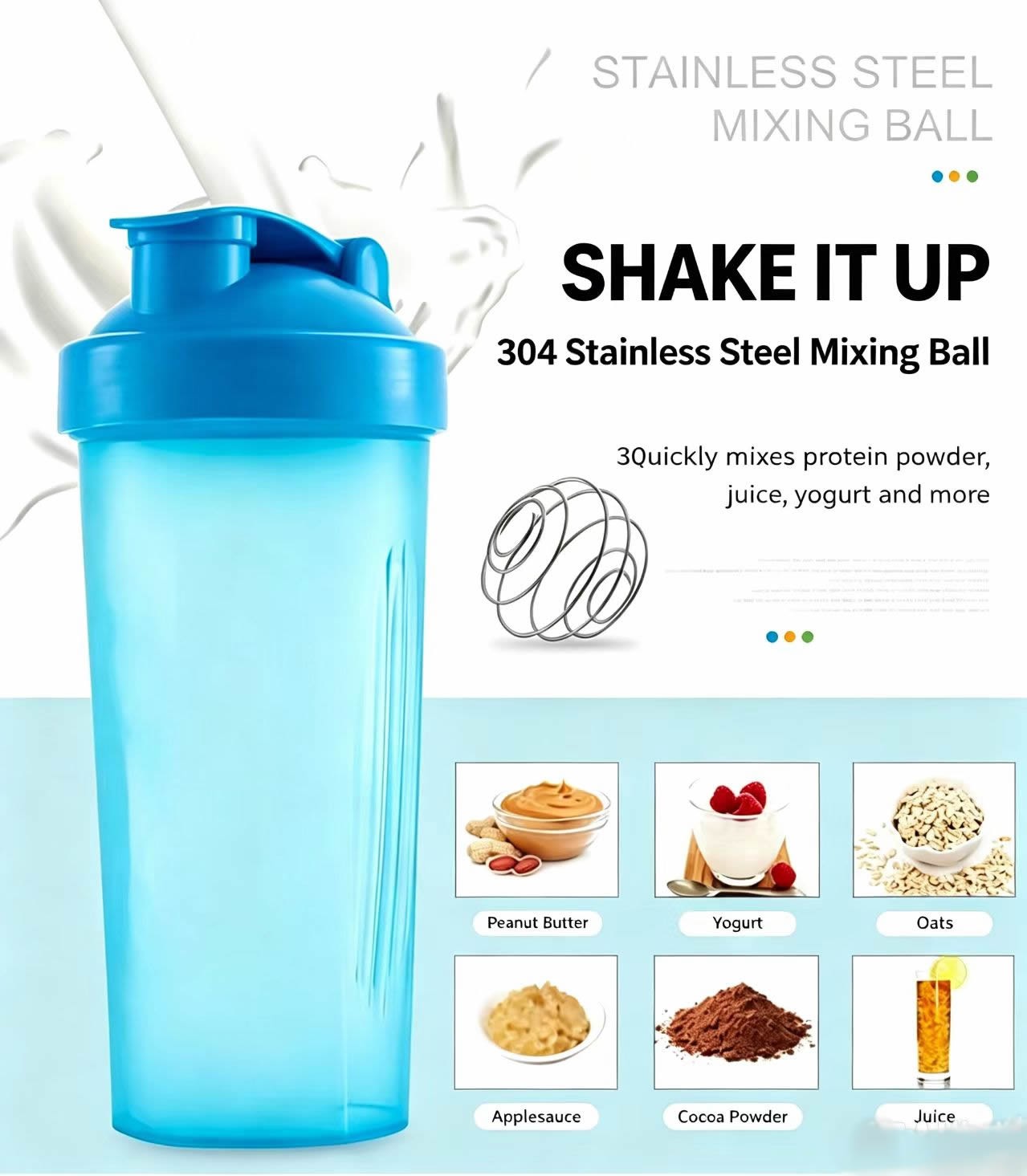 Protein Bar - 2 sztuki butelek do mieszania białek