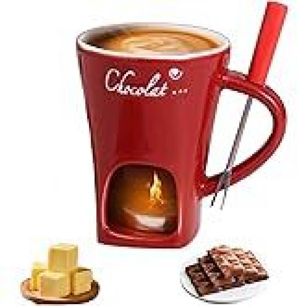 Chocolate Snack - Ceramiczny kubek do fondue czekoladowego, kreatywny