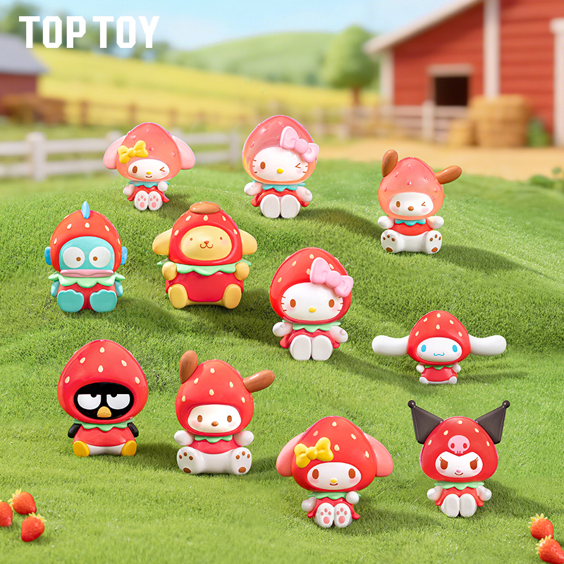 Gummy Candy - TOPTOY Sanrio Seria Postaci Truskawkowe Cukierki