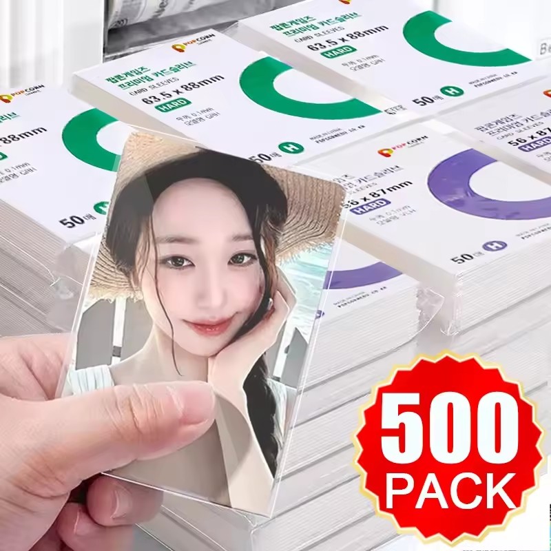 Popcorn - 500 szt. koreańskich osłonek na karty