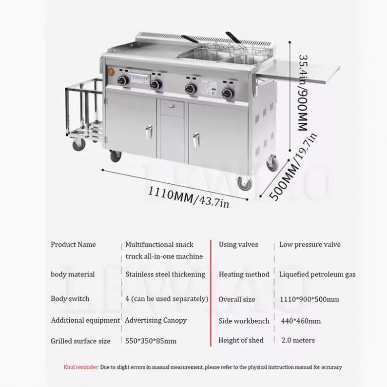 Mobilny wózek gastronomiczny z – Food Snacks Catering recenzja i cena