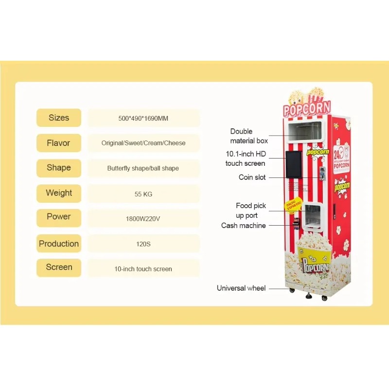 Automatyczna maszyna do popcor – Popcorn recenzja i cena