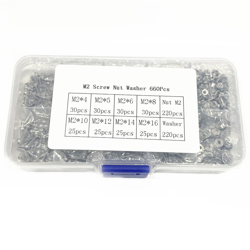1 Pudełko/660 SZT. M2*4 5 6 8  – Nuts Mix recenzja i cena