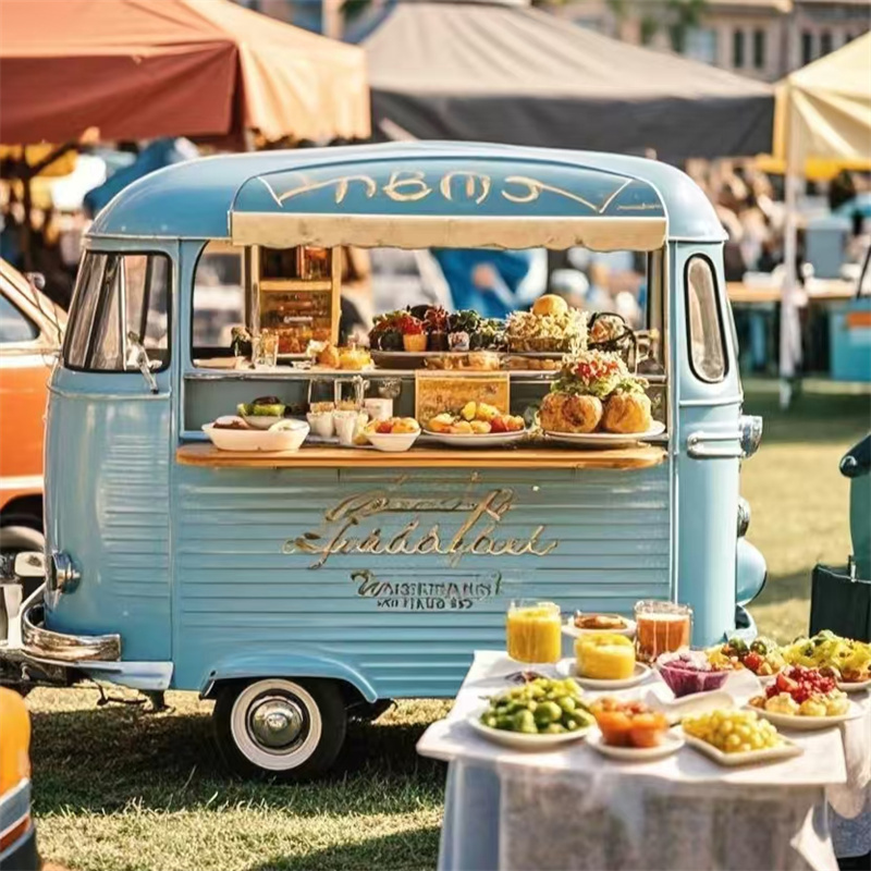 Przenośny mobilny wózek gastro – Food Snacks Catering recenzja i cena