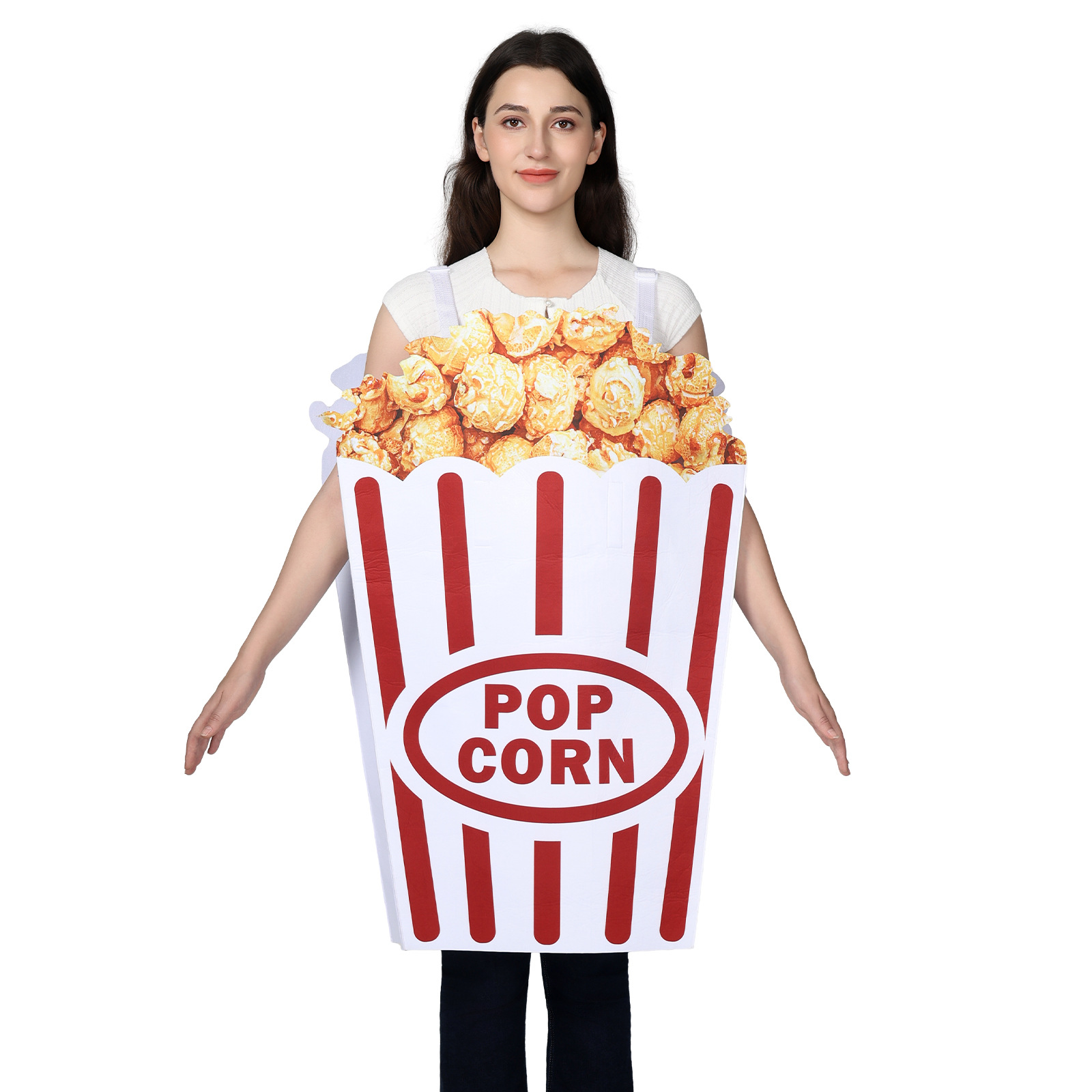 Kostium w formie pudełka z pop – Popcorn recenzja i cena
